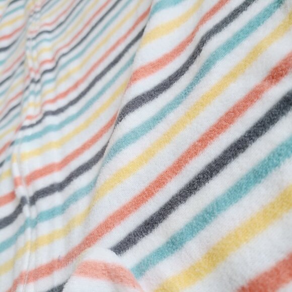 Baby Footed Pajamas Set Of 3 Size 2T & 4T Cozy Fleece With Vehicles & Stripes - Picture 14 of 16